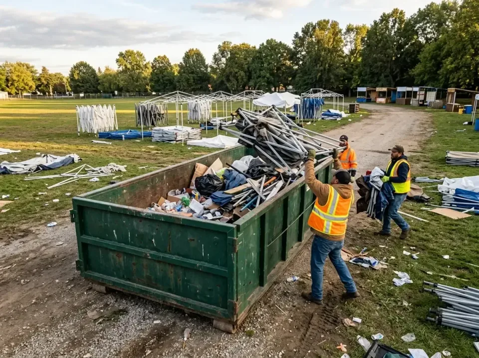 Roll-off Dumpster — Event Cleanup
